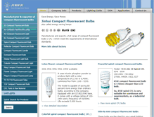 Tablet Screenshot of jinhui-lighting.com